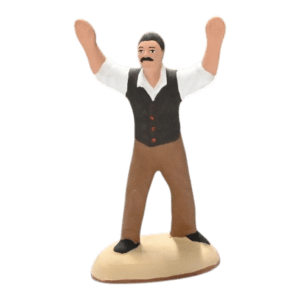 L'homme pousse pressoir