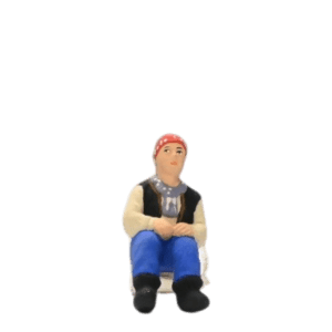 Petit gitan assis