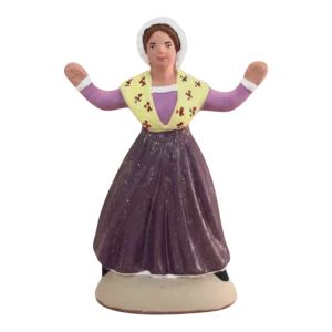 Cordelles femme fleuri