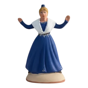 Cordelles femme bleue