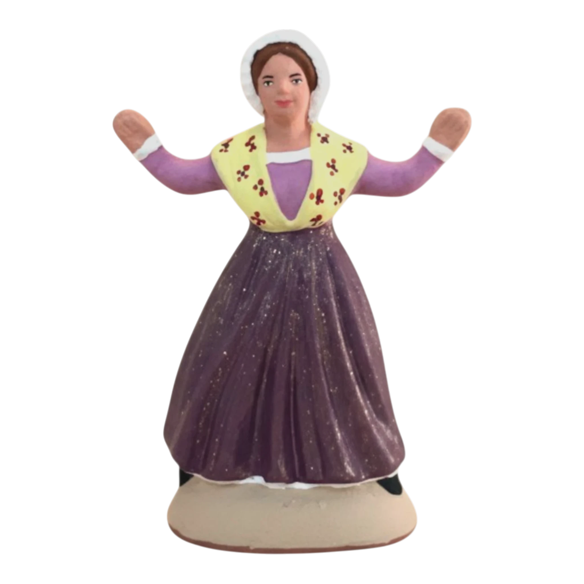 Cordelles femme fleuri