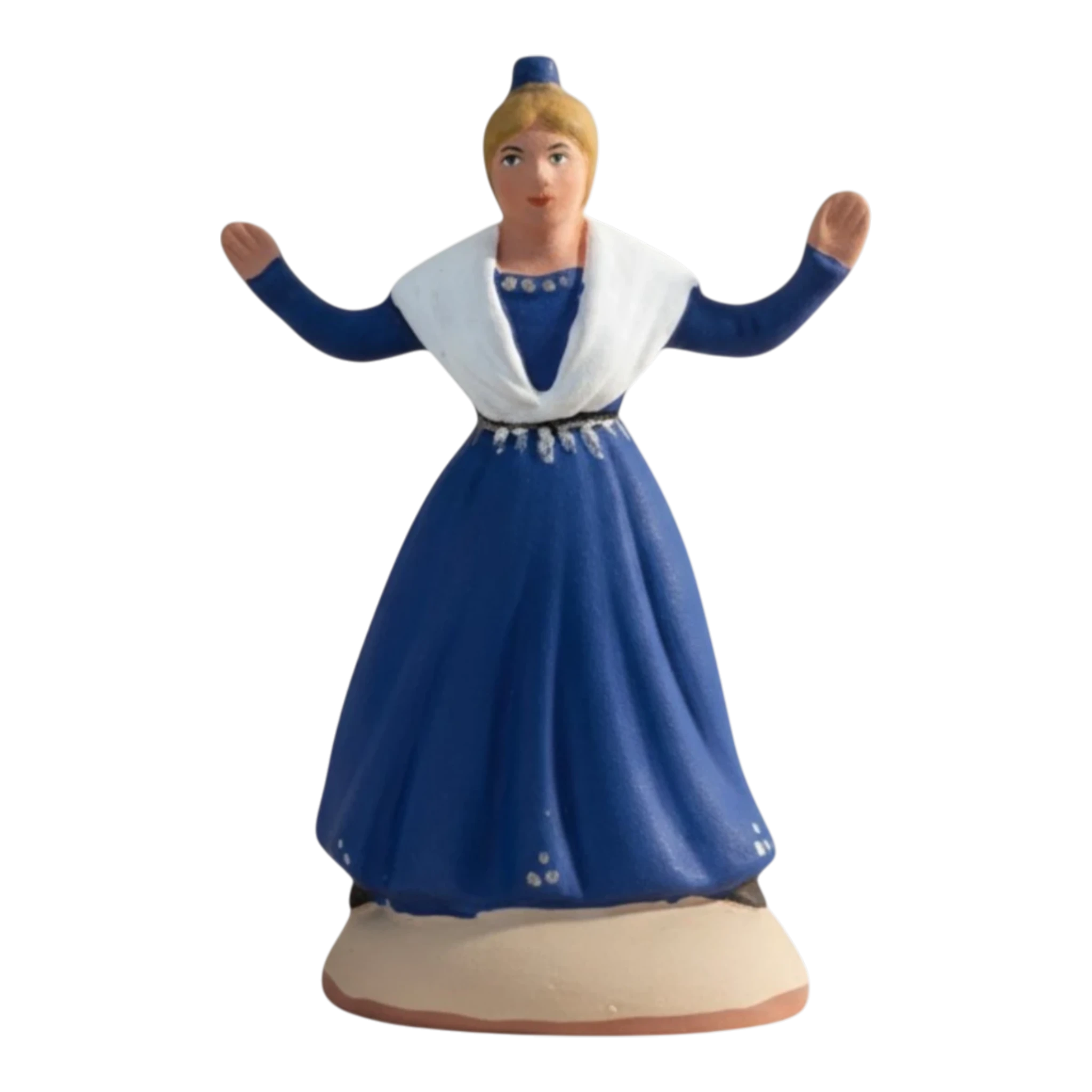 Cordelles femme bleue