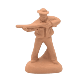 Chasseur en action à peindre