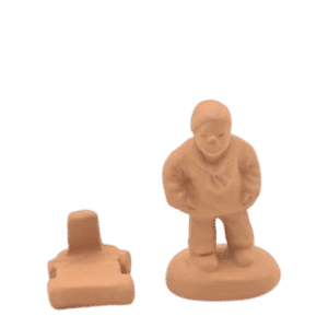 Enfant à la carriole à peindre
