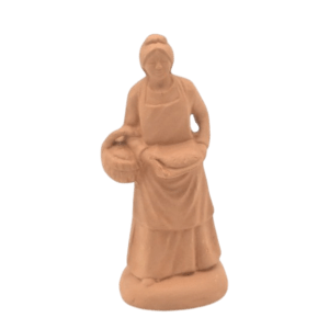 Femme aux poissons à peindre