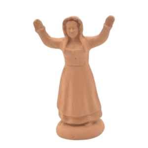 Femme ravie à peindre