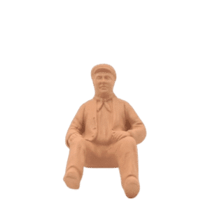 Homme assis sans socle