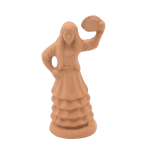 La gitane au tambourin à peindre