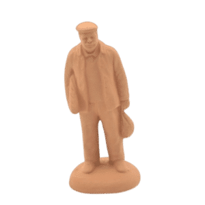 L'homme à la baguette de pain à peindre