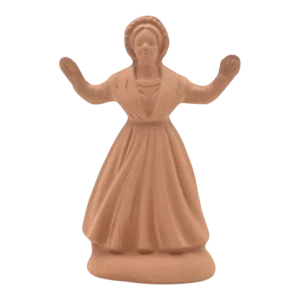 Cordelles femme fleuri à peindre