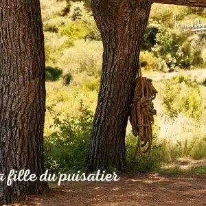 Photo d'ambiance 18cm - La Fille du Puisatier pour scène de santons